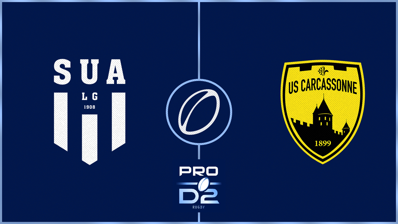 SU Agen Lot-et-Garonne vs Carcassonne poster