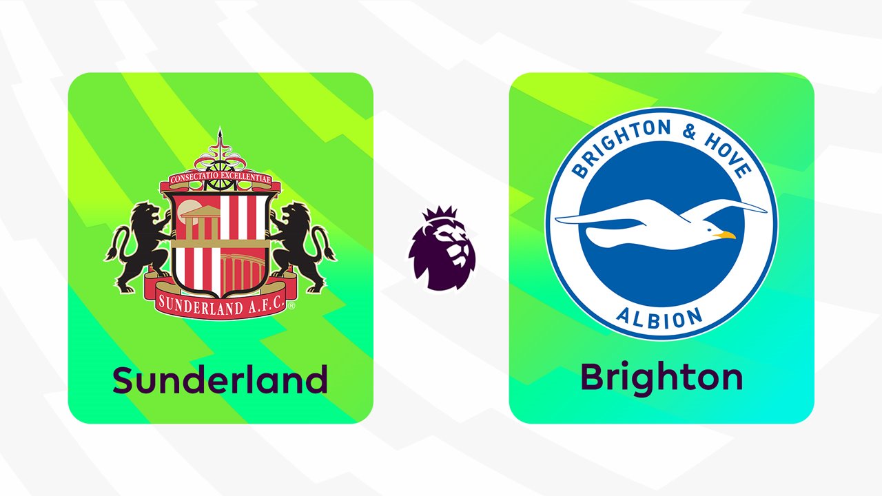 Sunderland vs Brighton and Hove Albion poster