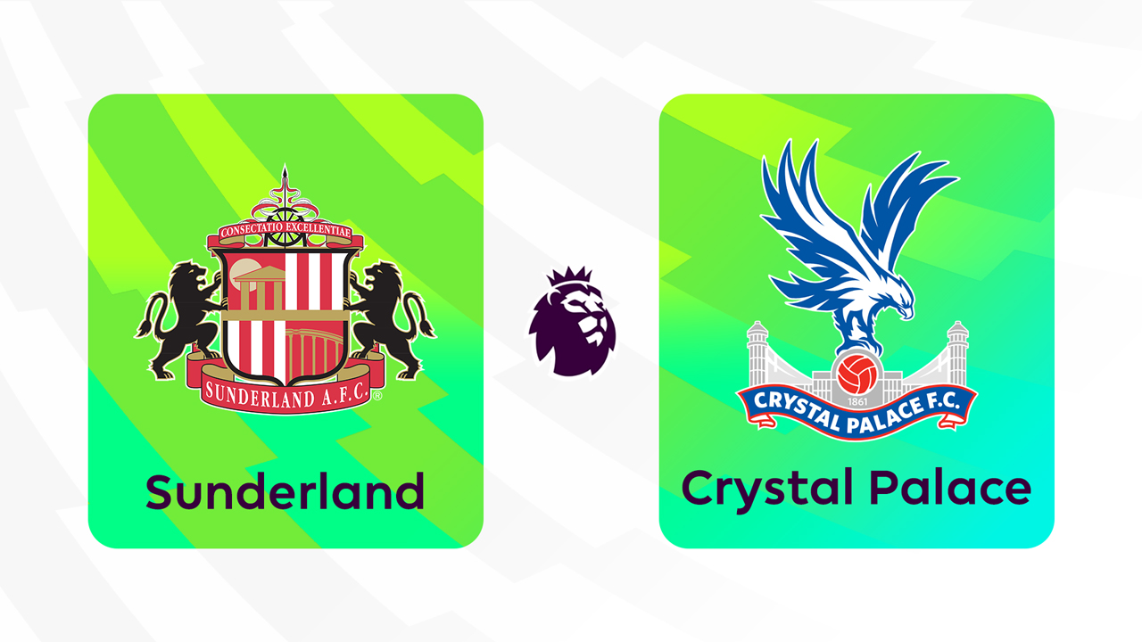 Sunderland vs Crystal Palace poster