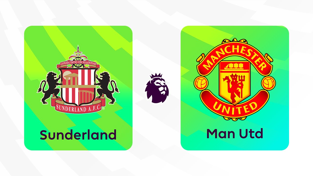 Sunderland vs Manchester United poster