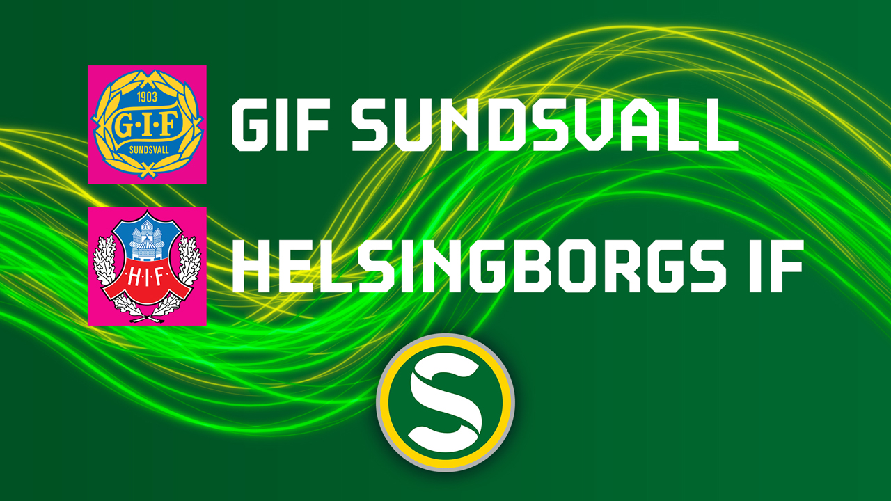 Sundsvall vs Helsingborg poster