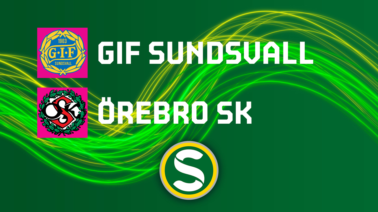 Sundsvall vs Örebro poster