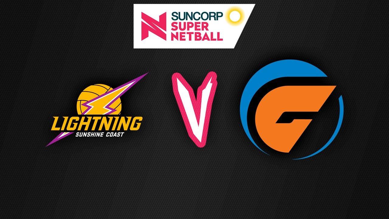 Sunshine Coast Lightning vs Giants Netball poster