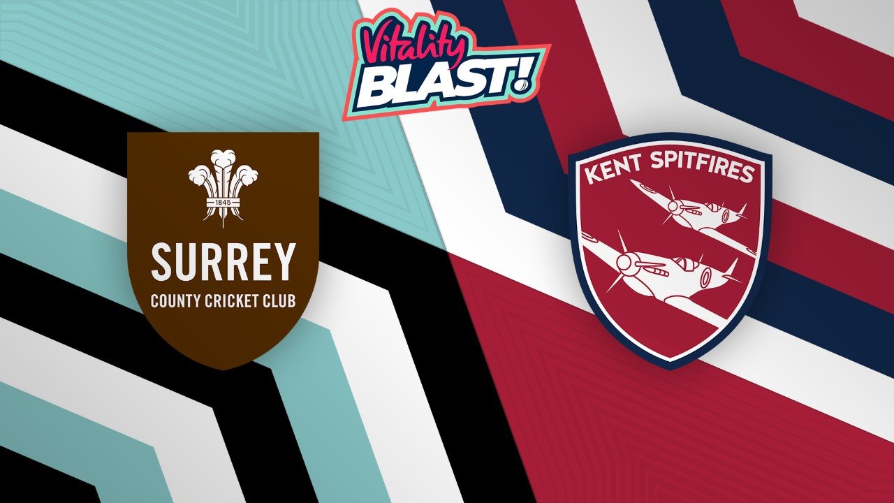 Surrey t20 vs Kent Spitfires poster