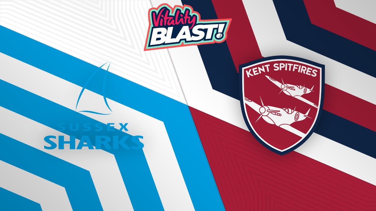 Sussex Sharks vs Kent Spitfires poster