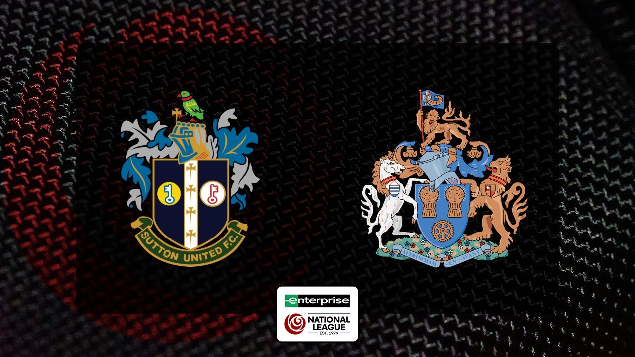 Sutton United vs Altrincham poster