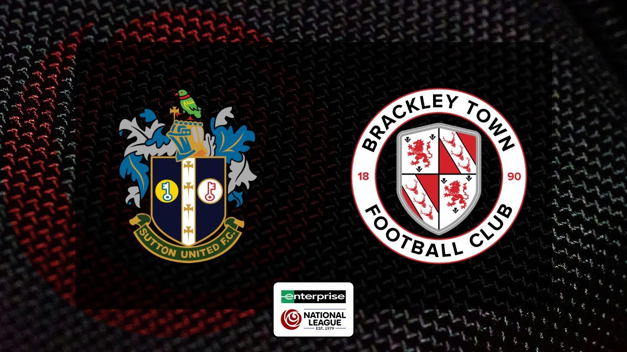 Sutton United vs Brackley Town poster