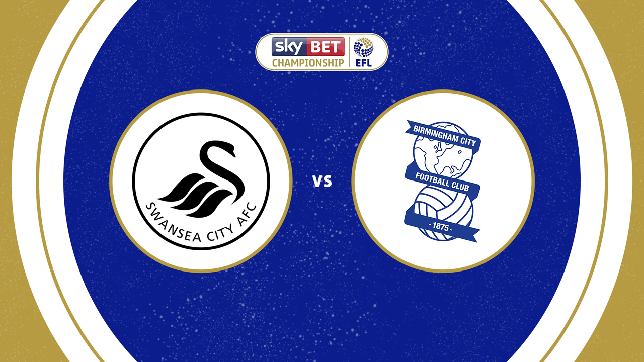 Swansea City vs Birmingham City poster