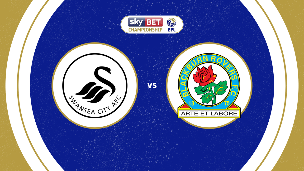 Swansea City vs Blackburn Rovers poster