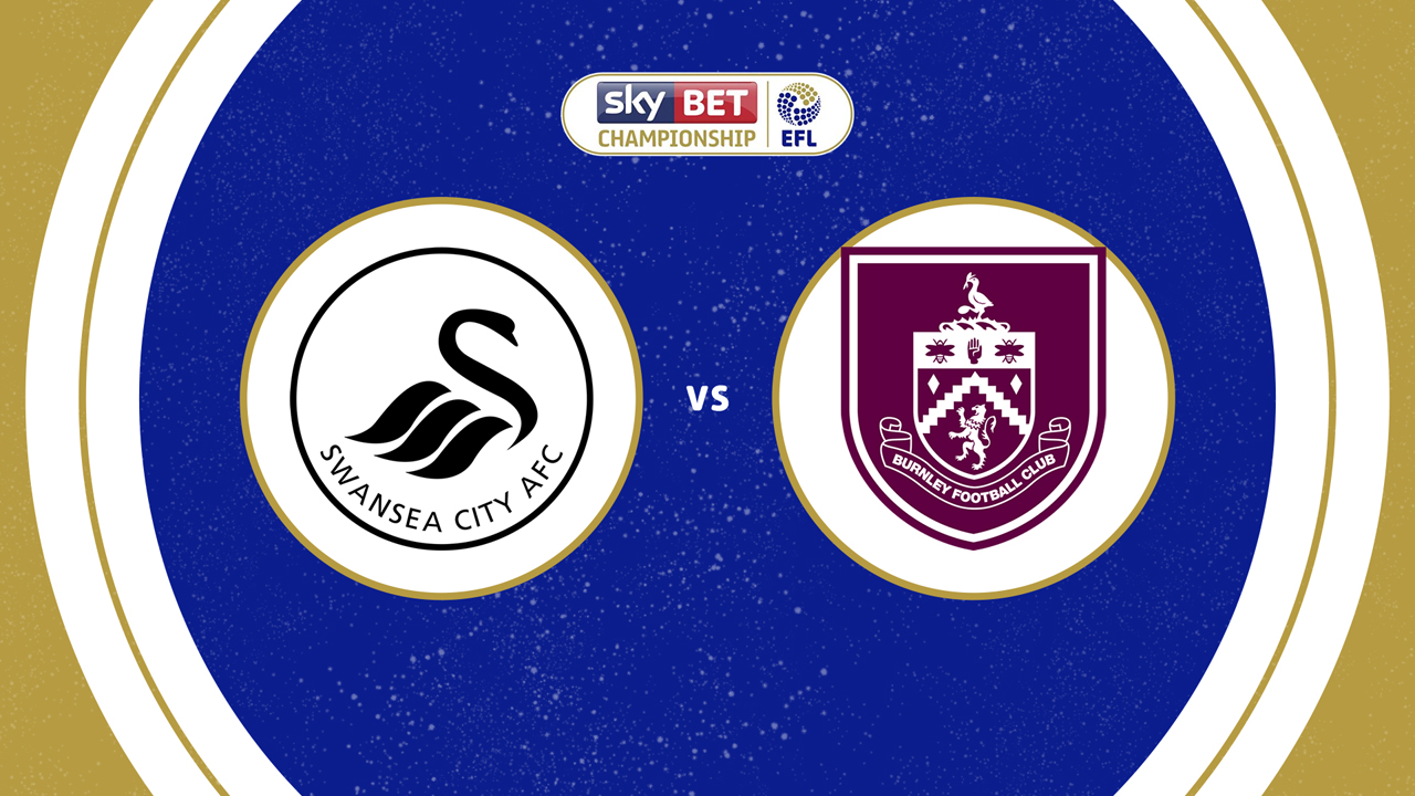 Swansea City vs Burnley poster