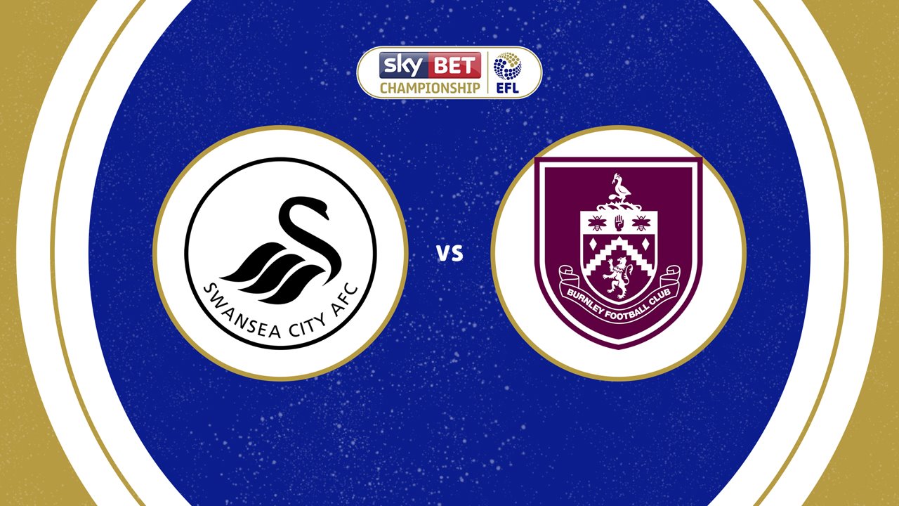 Swansea City vs Burnley poster