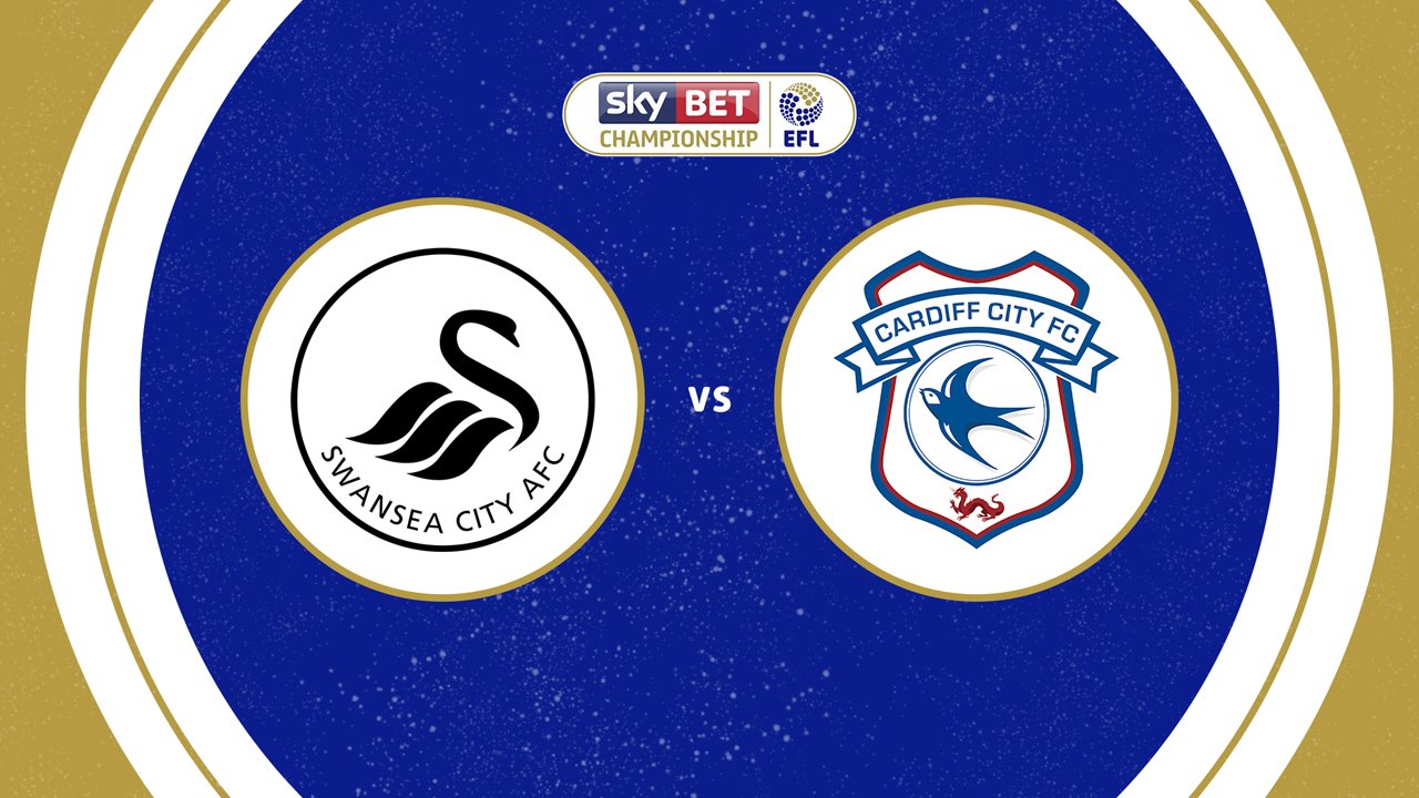 Swansea City vs Cardiff City poster