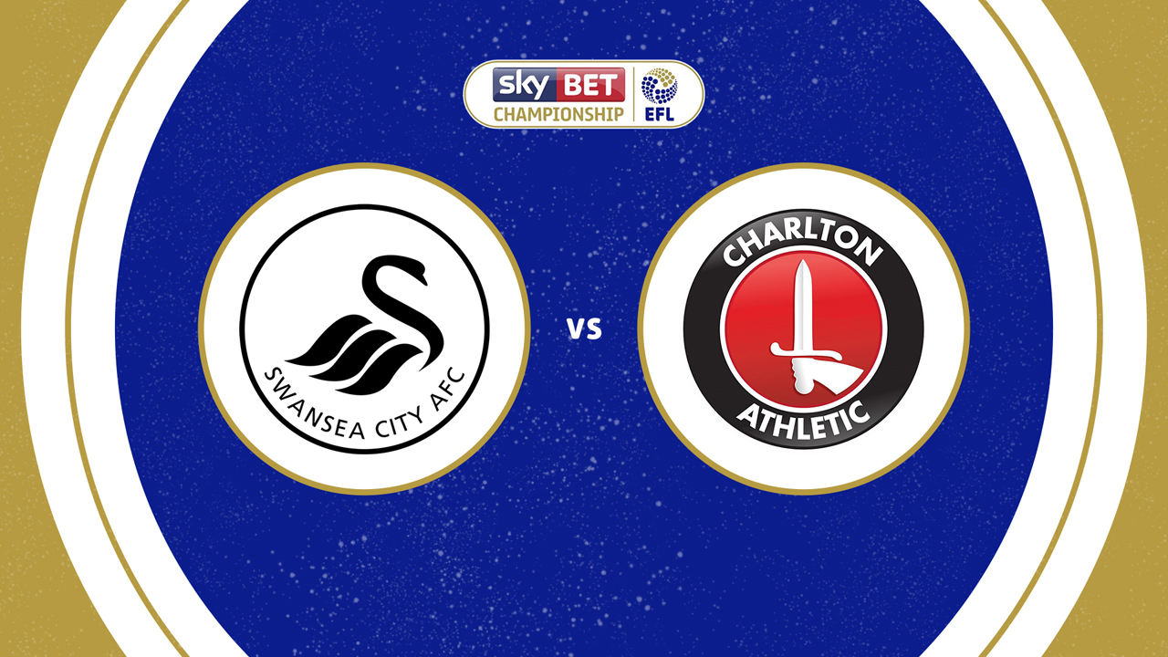 Swansea City vs Charlton Athletic poster