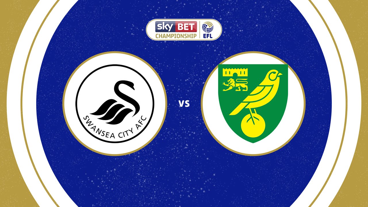 Swansea City vs Norwich City poster