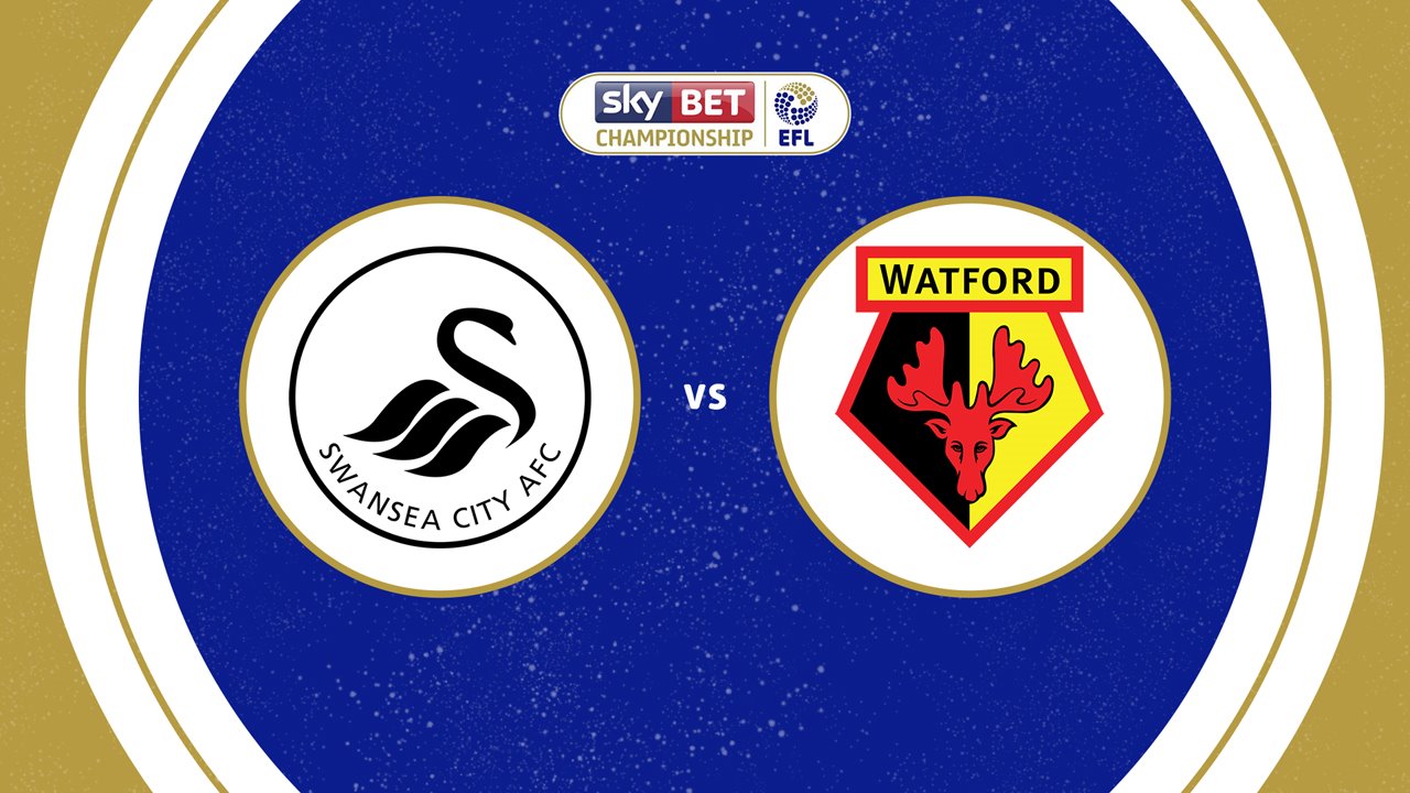 Swansea City vs Watford poster