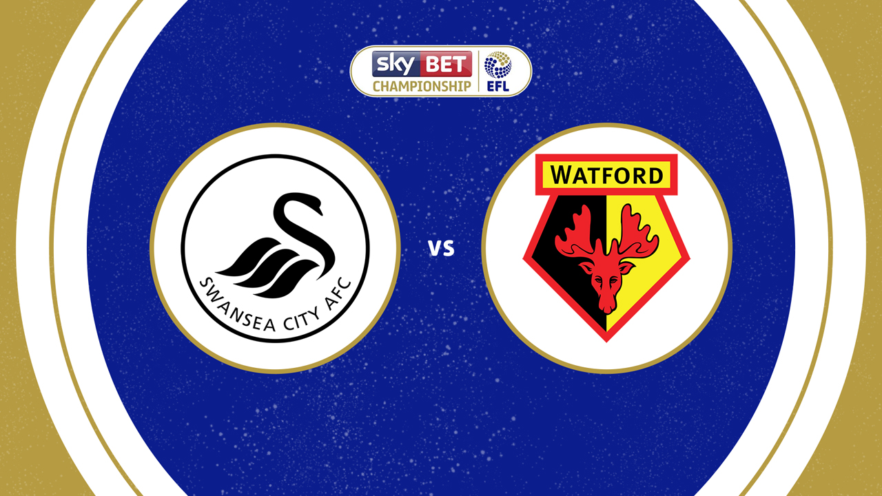 Swansea City vs Watford poster