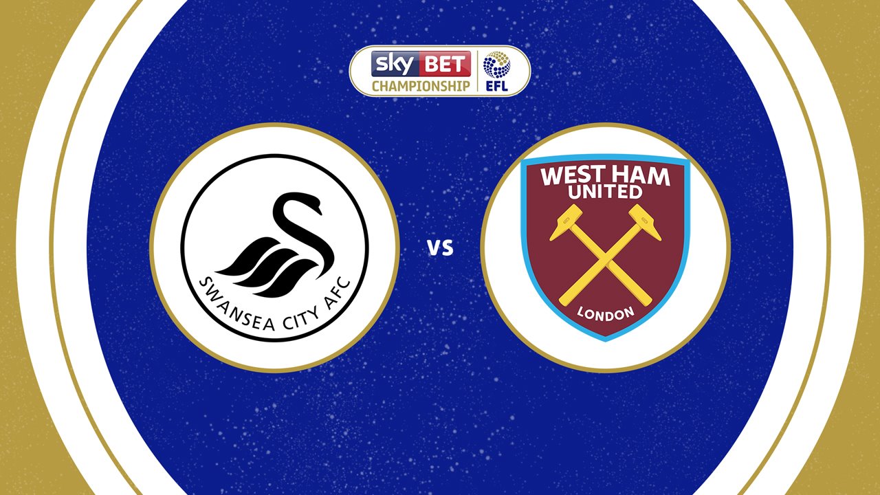 Swansea City vs West Ham United poster