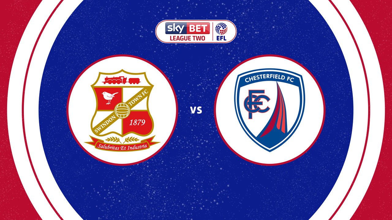 Swindon Town vs Chesterfield poster