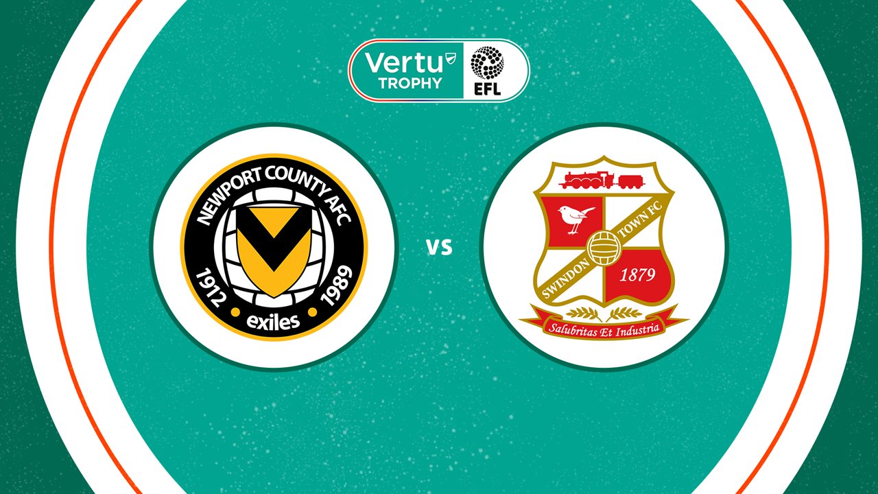 Swindon Town vs Newport County poster