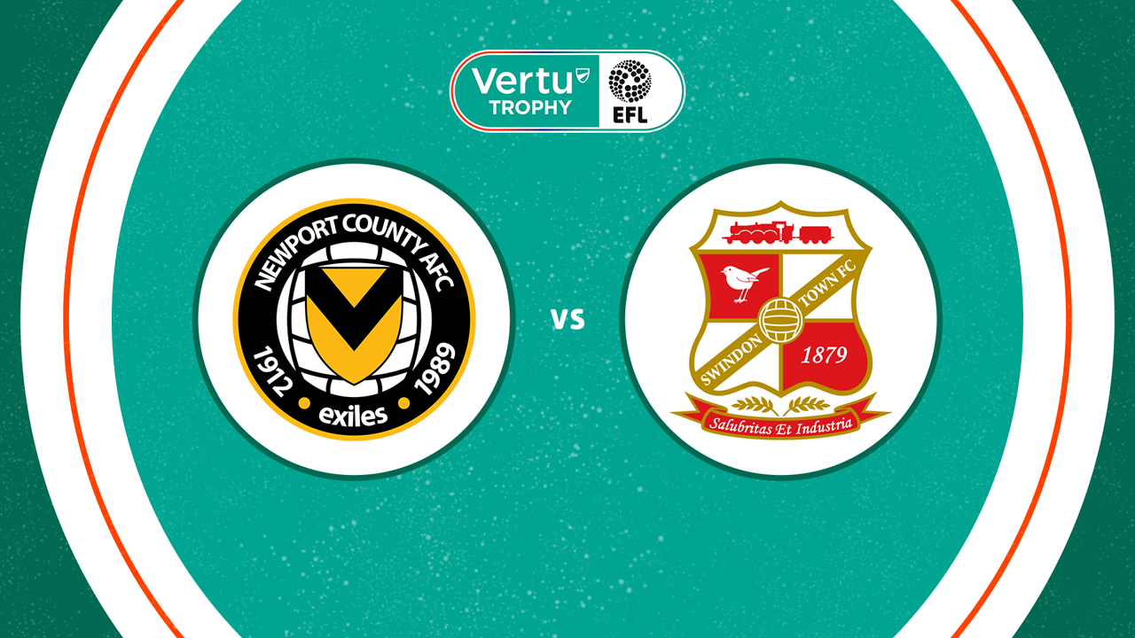 Swindon Town vs Newport County poster