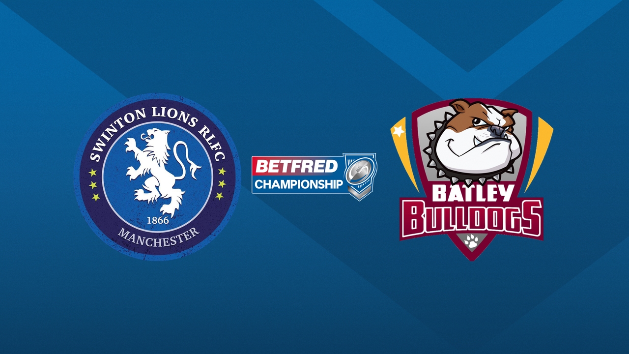 Swinton Lions vs Batley Bulldogs poster