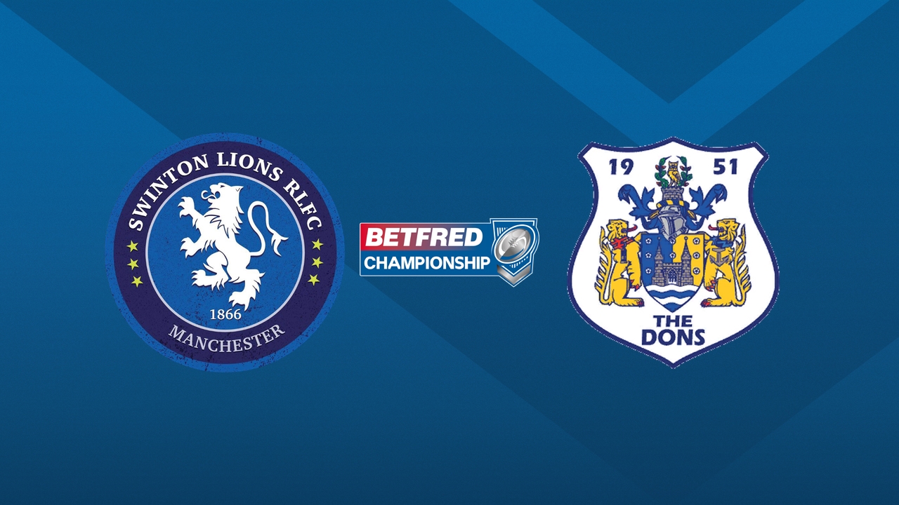Swinton Lions vs Doncaster RLFC poster