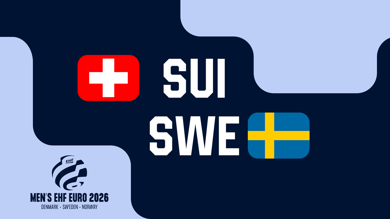 Switzerland Handball vs Sweden Handball poster