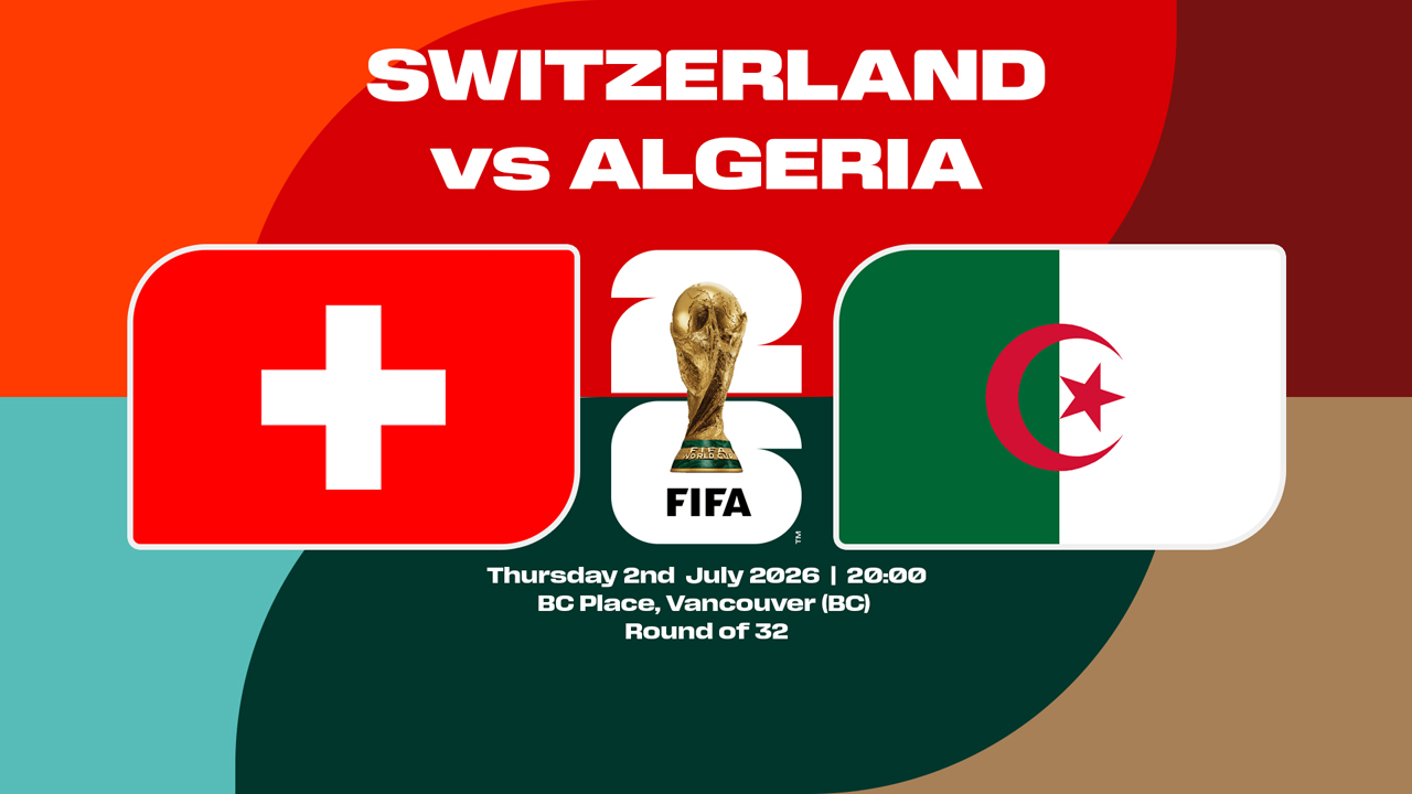 Switzerland vs Algeria poster