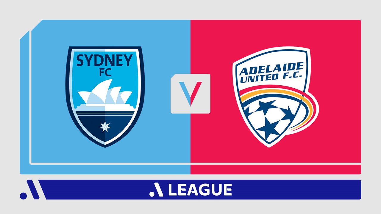 Sydney FC vs Adelaide United poster
