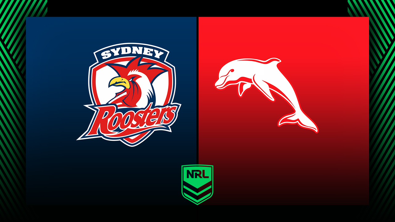 Sydney Roosters vs Dolphins poster