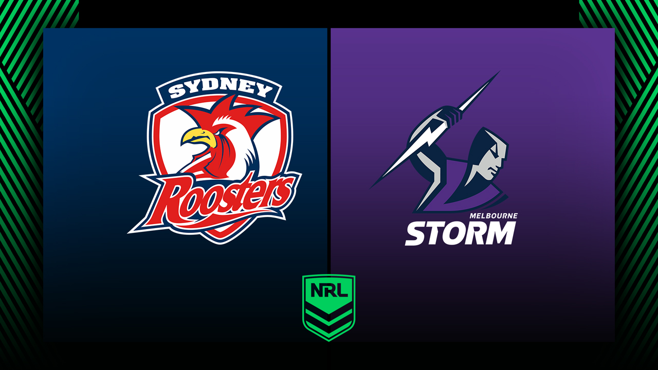 Sydney Roosters vs Melbourne Storm poster
