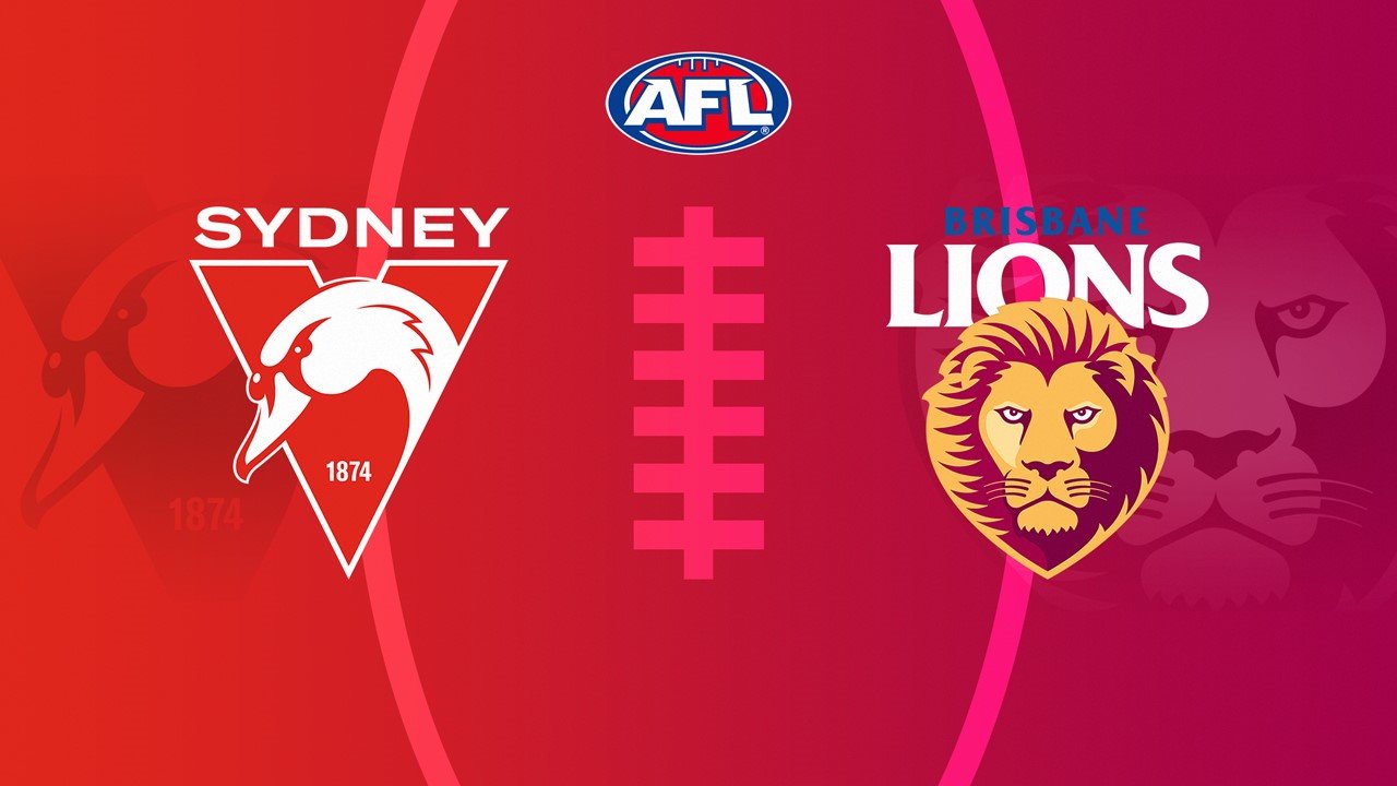 Sydney Swans vs Brisbane Lions poster