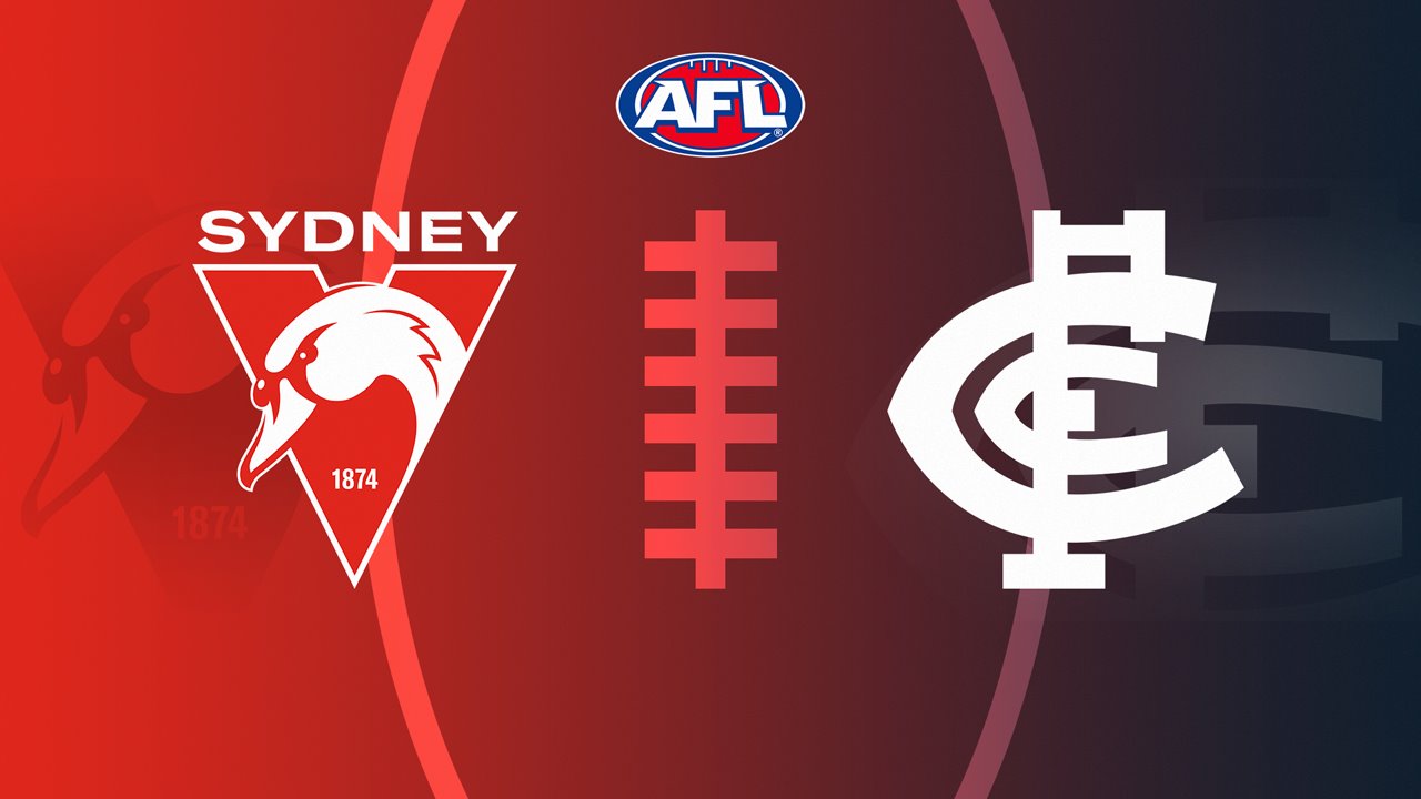 Sydney Swans vs Carlton Football Club poster