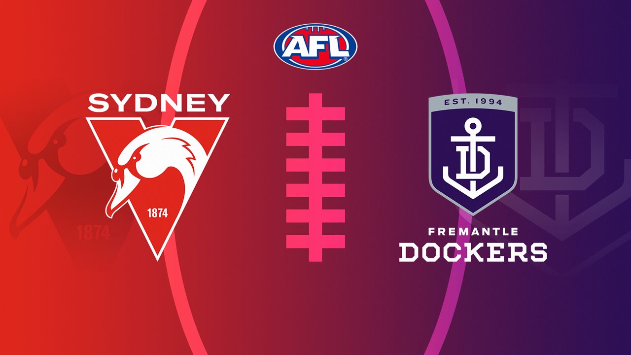 Sydney Swans vs Fremantle Football Club poster