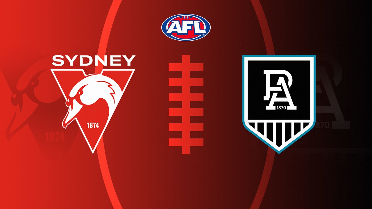 Sydney Swans vs Port Adelaide Football Club poster