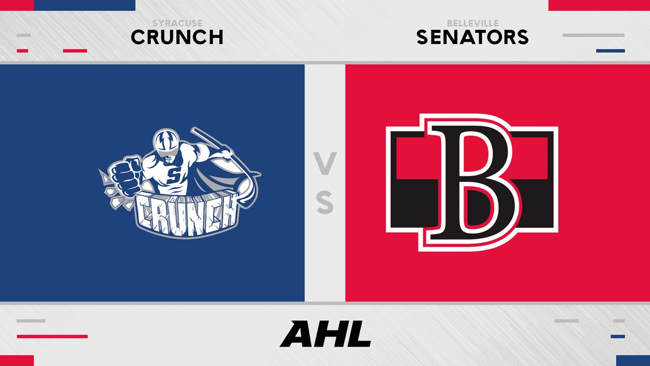 Syracuse Crunch vs Belleville Senators poster