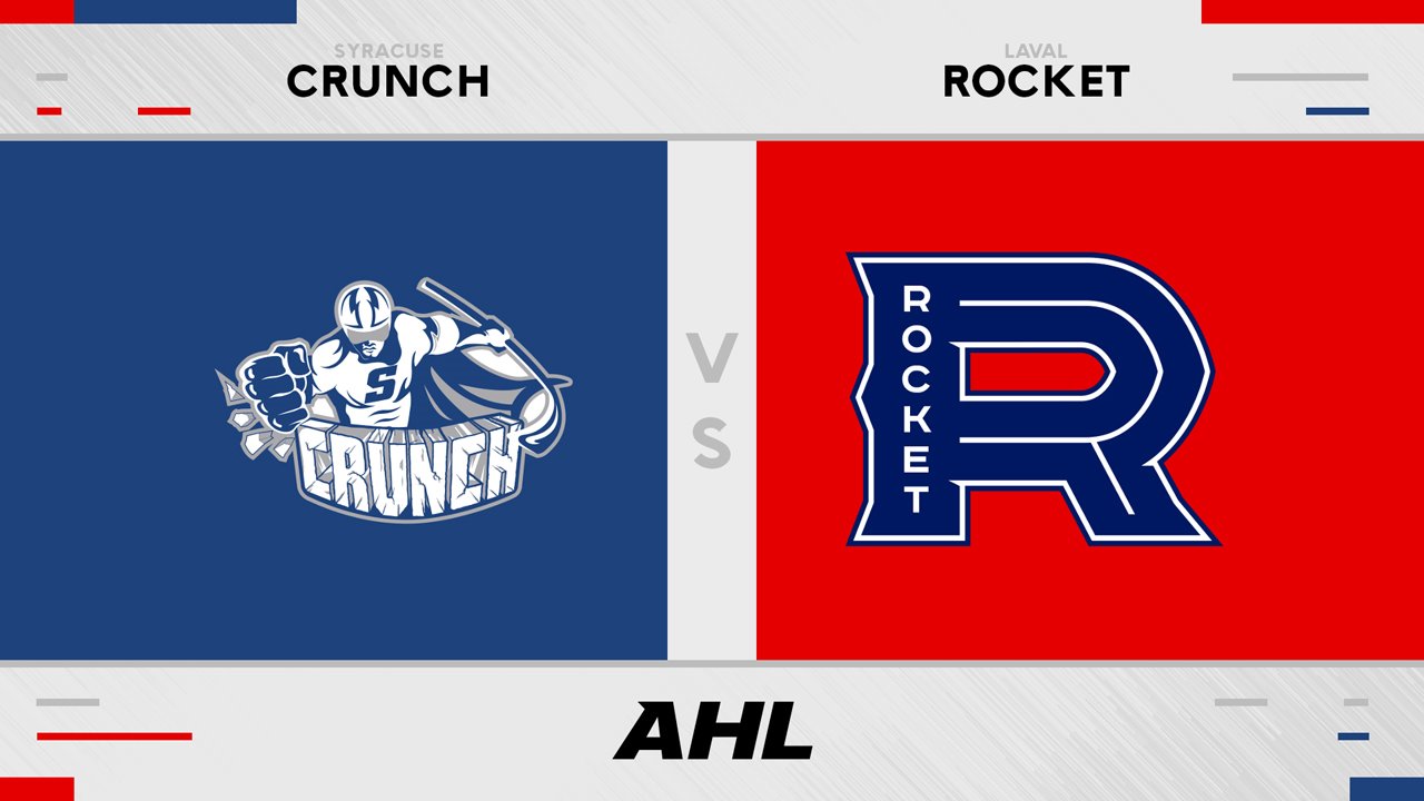 Syracuse Crunch vs Laval Rocket poster