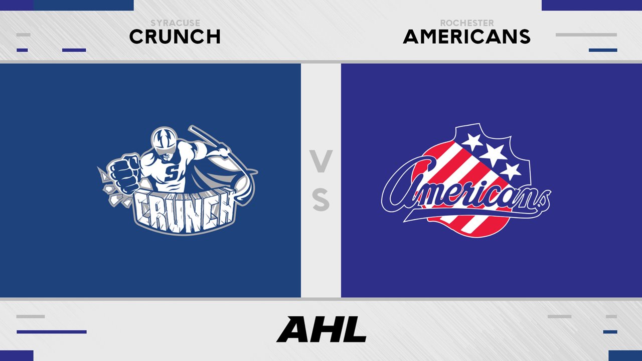 Syracuse Crunch vs Rochester Americans poster