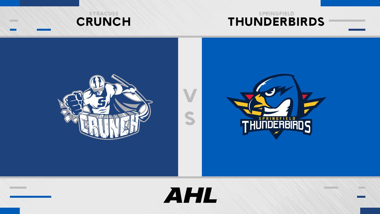 Syracuse Crunch vs Springfield Thunderbirds poster