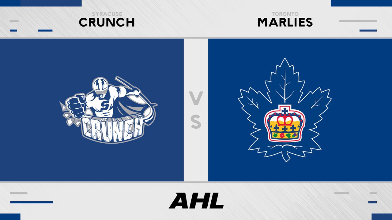 Syracuse Crunch vs Toronto Marlies poster