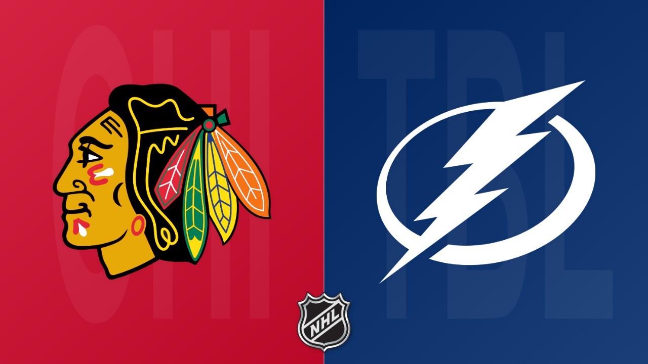Tampa Bay Lightning vs Chicago Blackhawks poster