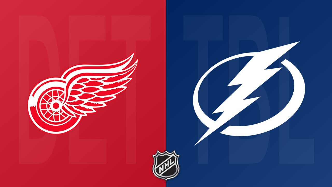 Tampa Bay Lightning vs Detroit Red Wings poster