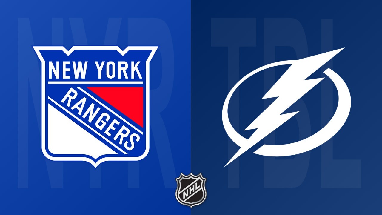 Tampa Bay Lightning vs New York Rangers poster