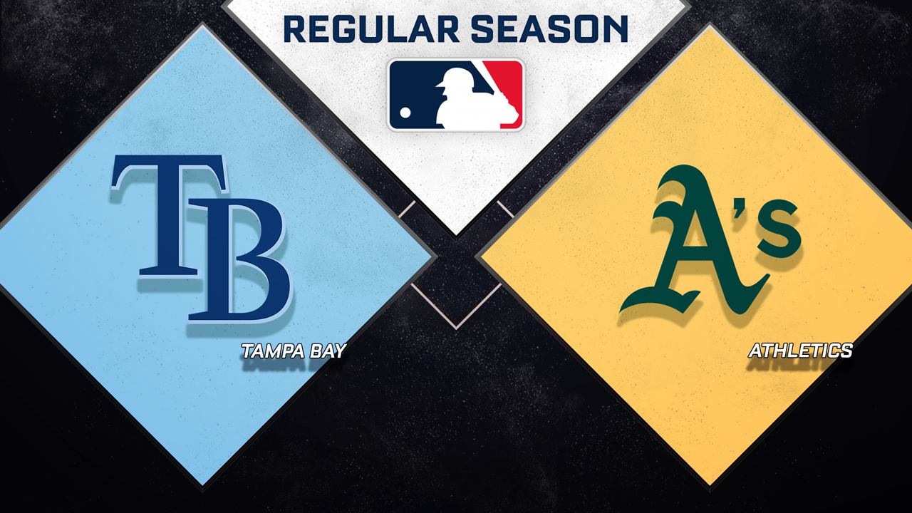 Tampa Bay Rays vs Athletics poster