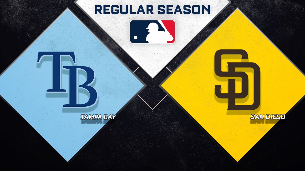 Tampa Bay Rays vs San Diego Padres poster