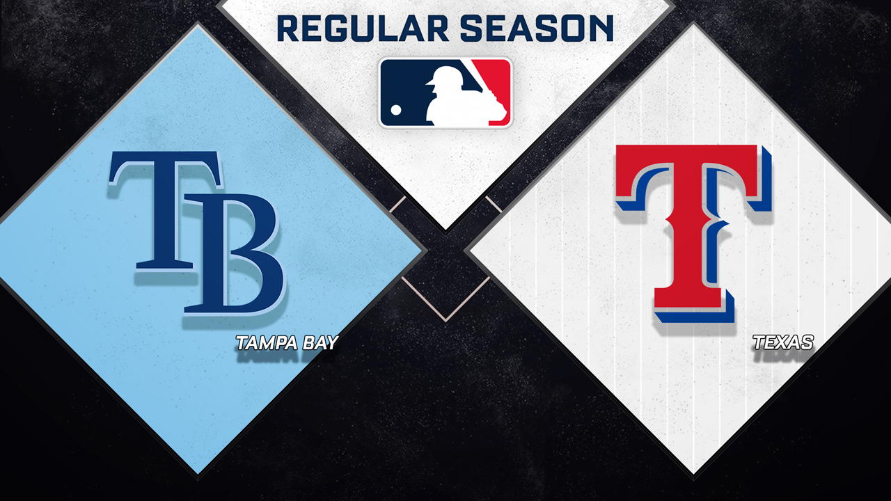 Tampa Bay Rays vs Texas Rangers poster
