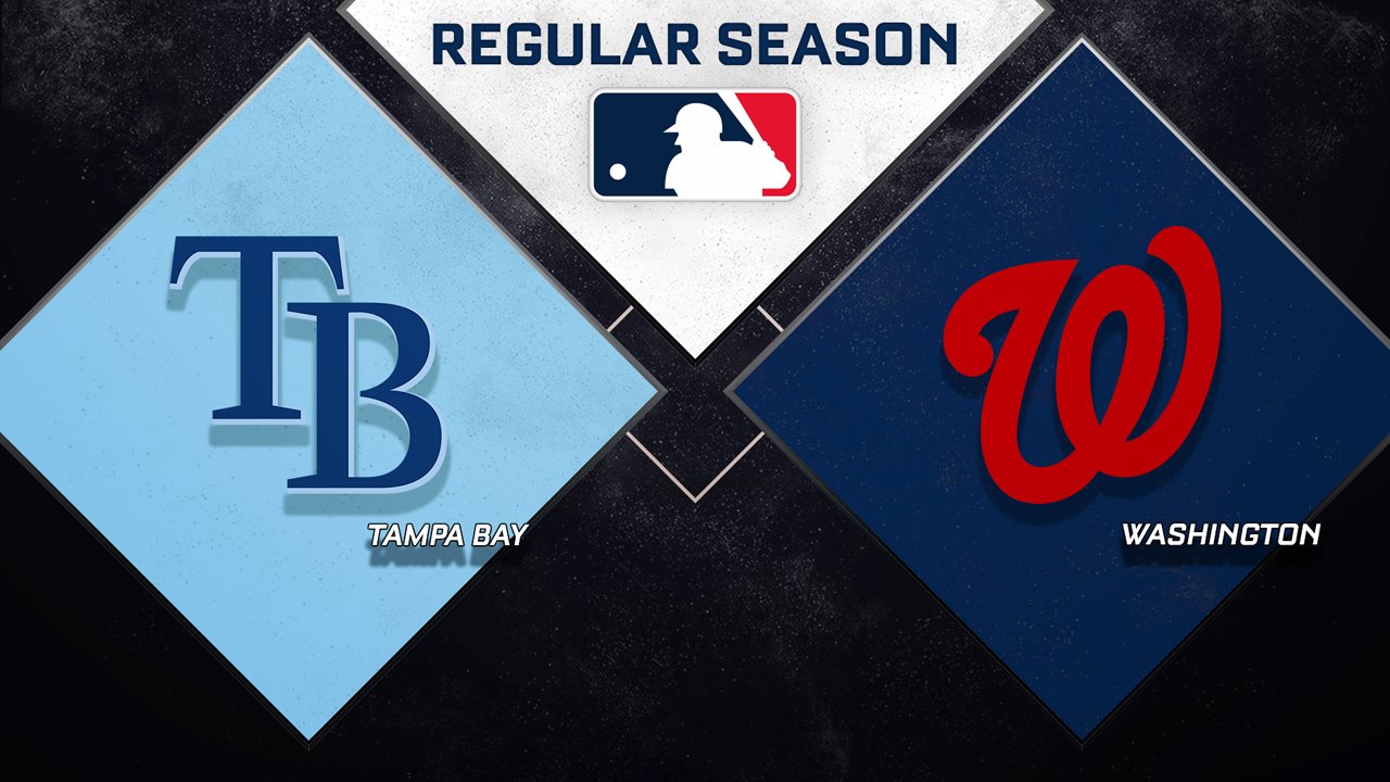 Tampa Bay Rays vs Washington Nationals poster
