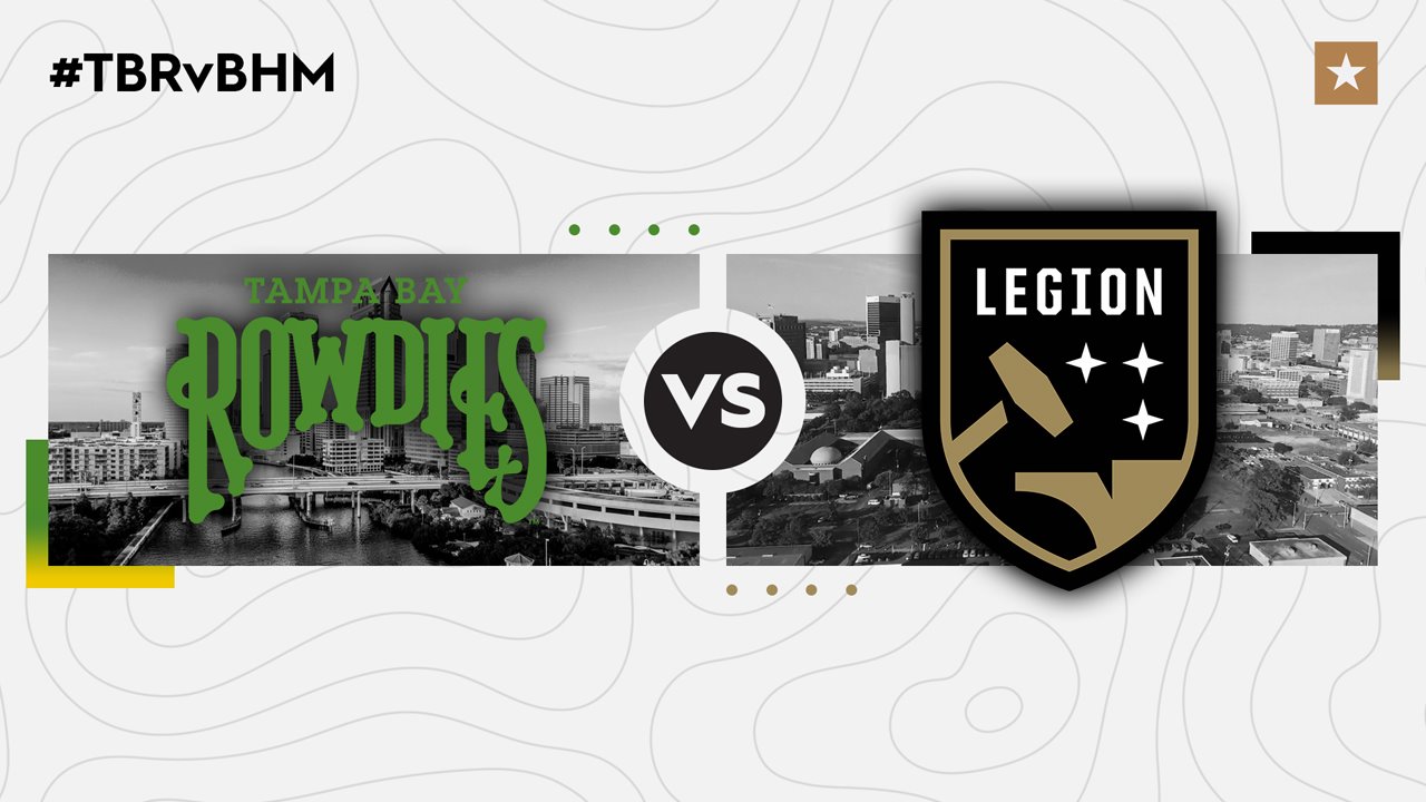 Tampa Bay Rowdies vs Birmingham Legion poster