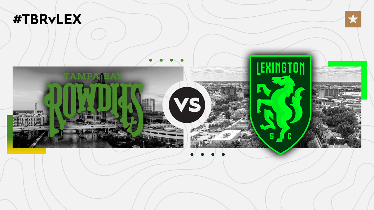 Tampa Bay Rowdies vs Lexington SC poster