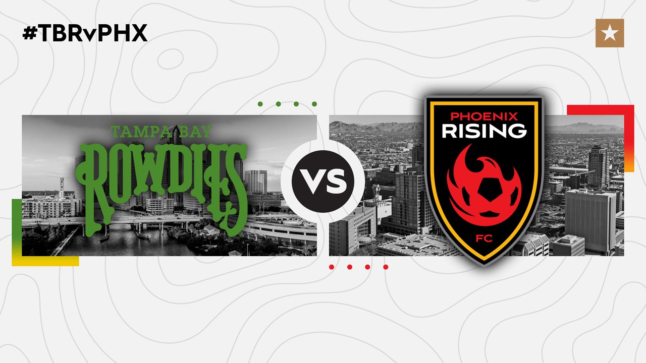 Tampa Bay Rowdies vs Phoenix Rising poster